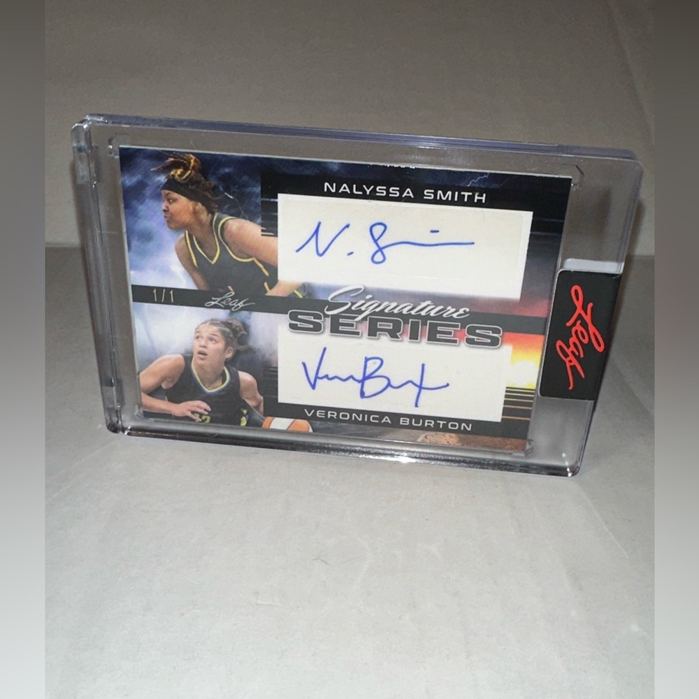 2023 Leaf Signature Series Nalyssa Smith /Veronica Burton Dual Auto #1/1